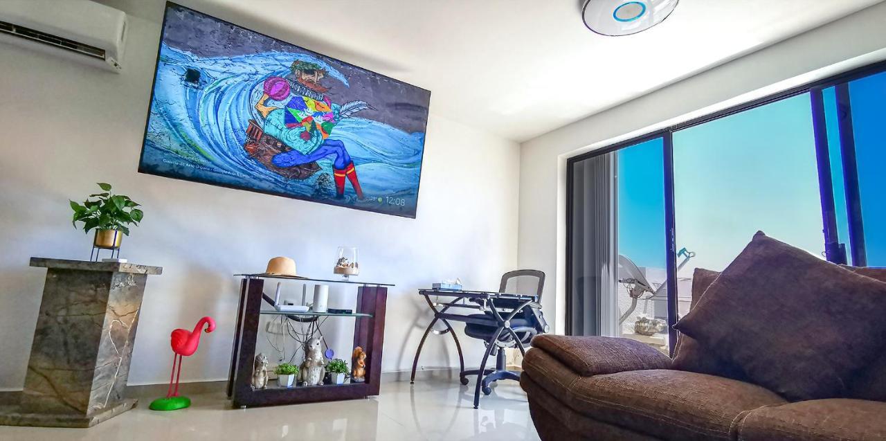 Villa Aurora Beautiful Beachfront Apartment Cancún Exteriör bild